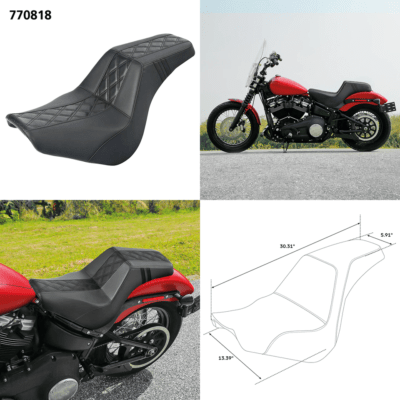 SELLA C.C. RIDER STEP-UP PER SOFTAIL MILWAUKEE EIGHT