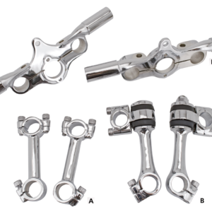 PIASTRE SUPERIORI E RISER PER VECCHIE FORCELLE SPRINGER