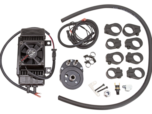 KIT RADIATORE JAGG A MONTAGGIO VERTICALE CON VENTOLA ASSISTITA