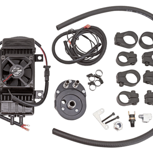KIT RADIATORE JAGG A MONTAGGIO VERTICALE CON VENTOLA ASSISTITA