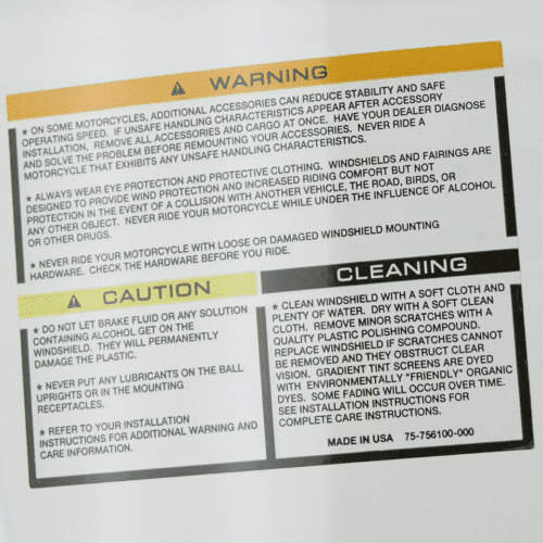 NATIONAL CYCLE SCHERMI DI RICAMBIO PER CARENATURE BATWING