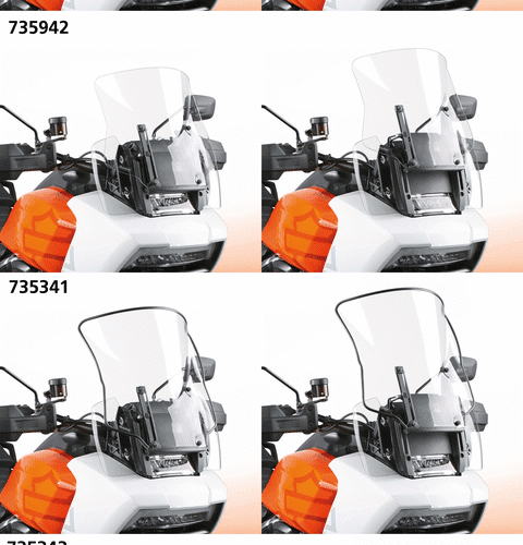 NATIONAL CYCLE PARABREZZA V-STREAM PER PAN AMERICA