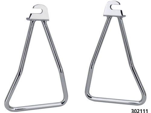 SUPPORTI CROMATI PER BORSE LATERALI