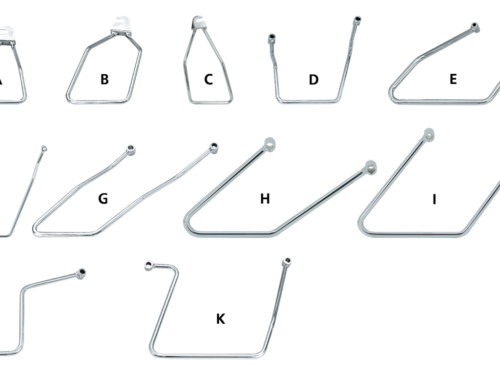 SUPPORTI CROMATI PER BORSE LATERALI