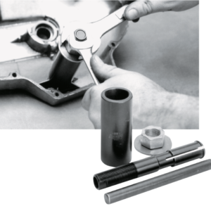 ATTREZZO DI RIMOZIONE DEL CUSCINETTO DI AVVIAMENTO DEL COPERCHIO PRIMARIO ESTERNO