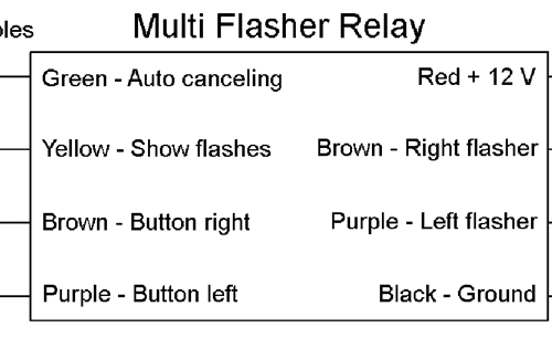 MINI LAMPEGGIATORE ELETTRONICO FRECCE