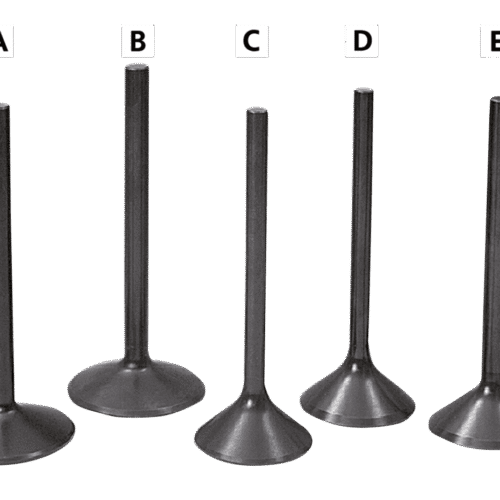 VALVOLE MAGGIORATE PRECISION MACHINING CON STELO LISCIO