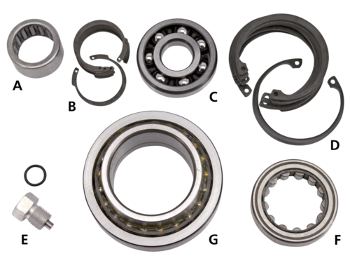 ALBERI E INGRANAGGI PER CAMBI A 6 MARCE DAL 2006 A OGGI
