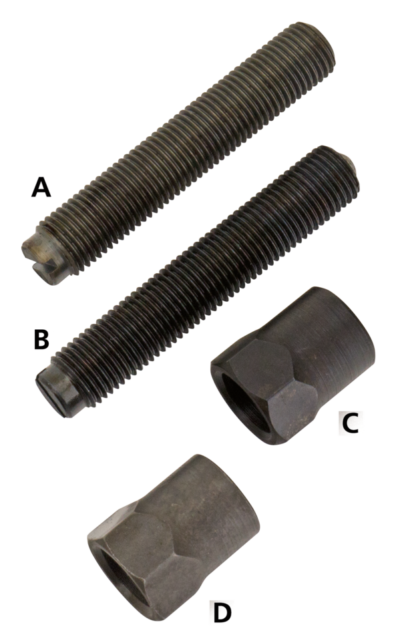 VITE DI REGOLAZIONE ASTA DI SPINTA E DADO