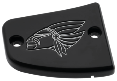 JOKER MACHINE FRONT MASTER CYLINDER COVERS FOR INDIAN SCOUT LOGO