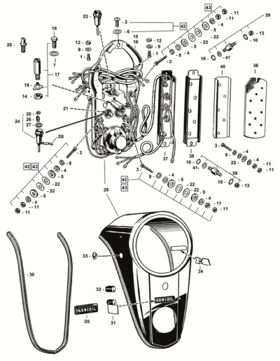 PANNELLO STRUMENTI 1947 1961