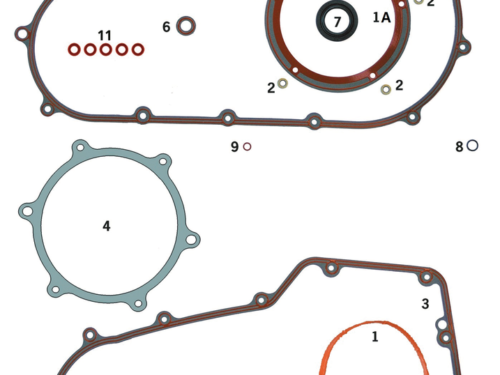 GUARNIZIONI, O-RING E PARAOLI PER PRIMARIE TWIN CAM A 6 MARCE 2006-2017