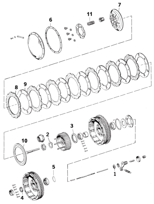 GUARNIZIONI, O-RING & PARAOLI PER K, KH, XR & SPORTSTER IRONHEAD | 1 GUARNIZIONI, O-RING & PARAOLI PER K, KH, XR & SPORTSTER IRONHEAD