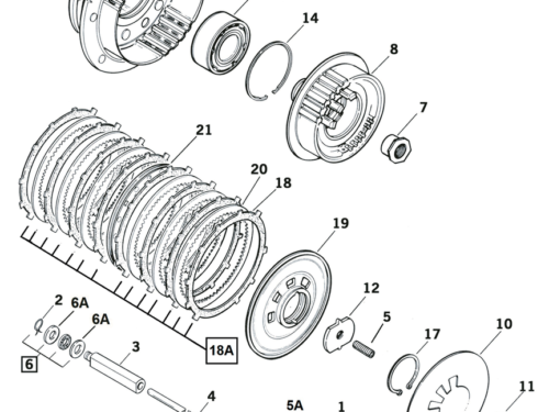 PARTI FRIZIONE PER BIG TWIN DAL 1990 AL 1997