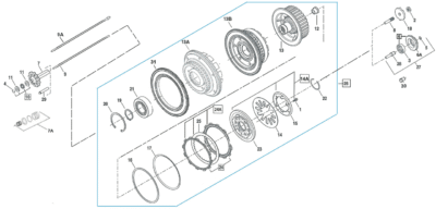PARTI PER FRIZIONE STANDARD SU BIG TWIN EVOLUTION 1998-2000 & TWIN CAM 1999-2017