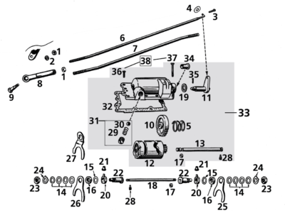 PARTI CAMBIO A MANO BIG TWIN