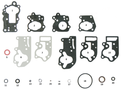 GUARNIZIONI, O-RING E PARAOLI PER POMPE OLIO DEI BIG TWIN & TWIN CAM