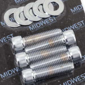 KIT DI BULLONERIA CROMATA PER CORONE/PULEGGE