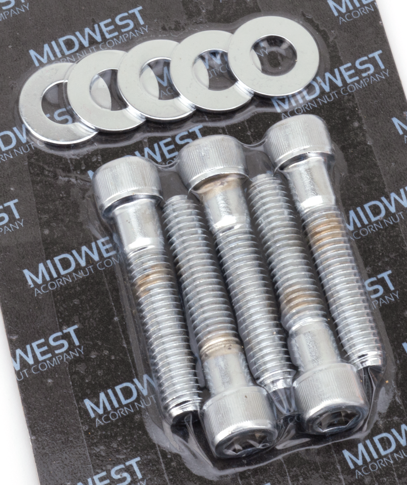 KIT DI BULLONERIA CROMATA PER CORONE/PULEGGE