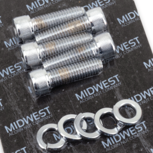 KIT DI BULLONERIA CROMATA PER CORONE/PULEGGE