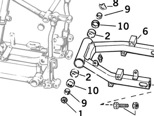 PARTI FORCELLONE BIG TWIN 4 MARCE 1958-1986 ESCLUSO SOFTAIL