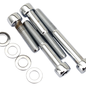 KIT DI MONTAGGIO PINZE FRENO CON VITI A BRUGOLA CROMATE