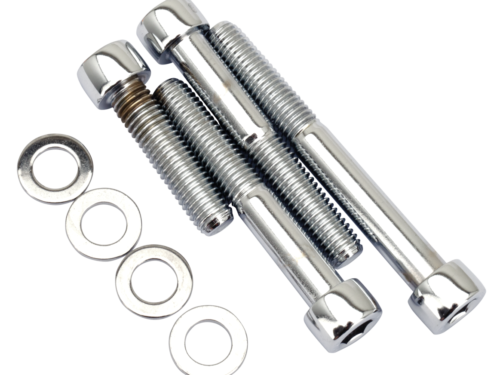 KIT DI MONTAGGIO PINZE FRENO CON VITI A BRUGOLA CROMATE