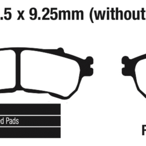 EBC ANTERIORI PASTIGLIE FRENO