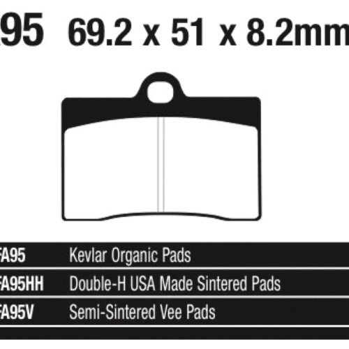PASTIGLIE FRENO PER PINZE AFTERMARKET
