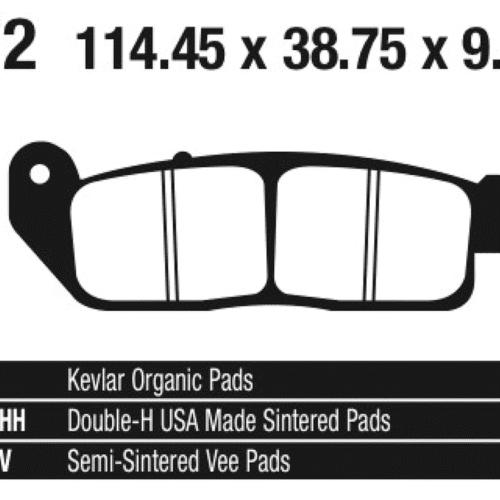 EBC ANTERIORI PASTIGLIE FRENO