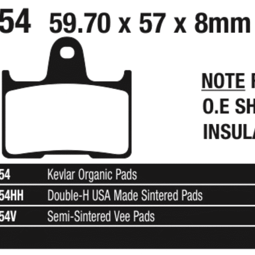 EBC POSTERIORI PASTIGLIE FRENO