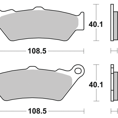 SBS SET DI PASTIGLIE FRENO, ANTERIORI
