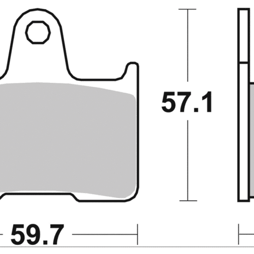 SBS SET DI PASTIGLIE FRENO, POSTERIORI