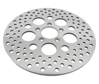 DISCHI FRENO IN ACCIAIO INOX LUCIDATO E FORATO