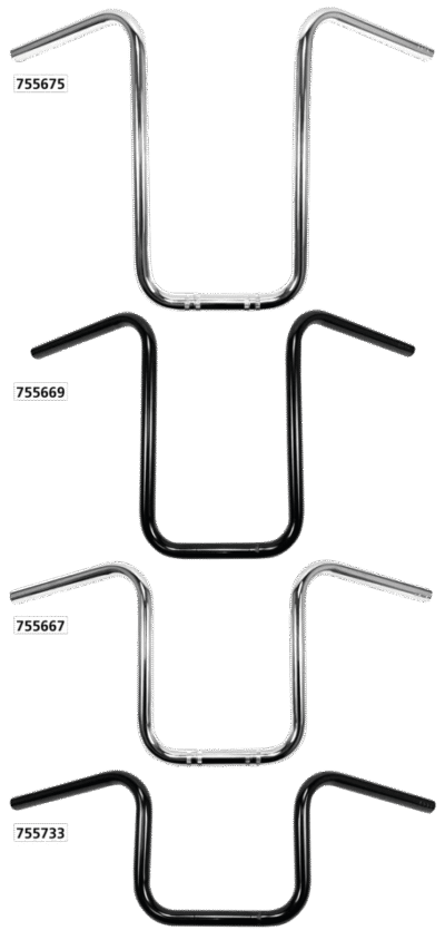 MANUBRI APE HANGER STRETTI WESTLAND CUSTOMS DA UN POLLICE DI DIAMETRO