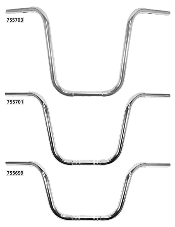 MANUBRI APE HANGER FAT WESTLAND CUSTOMS | 1 MANUBRI APE HANGER FAT WESTLAND CUSTOMS
