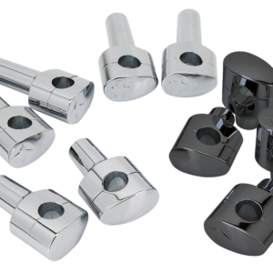 RISER FUSION CROMATI CON TESTA OVALE AFFUSOLATA