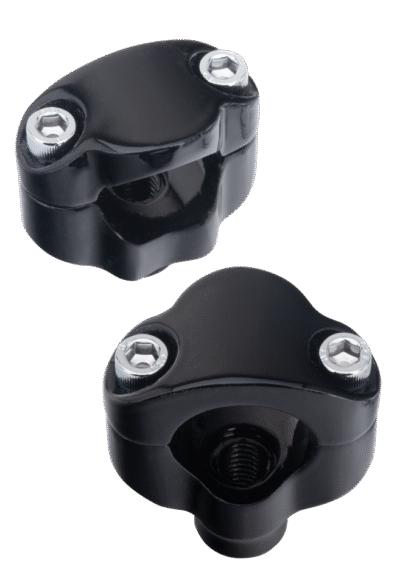 RISER CORTI STILE FXSTC PER MANUBRI FAT DA 1 1/4"