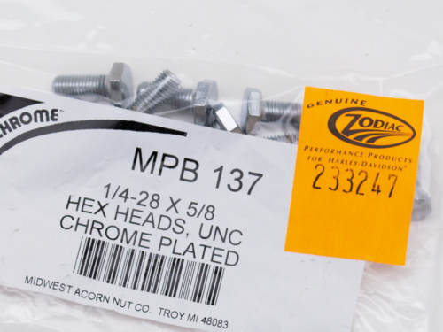 ASSORTIMENTO BULLONI A TESTA ESAGONALE CROMATI