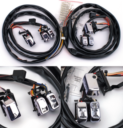 KIT PULSANTI MANUBRIO RETROILLUMINATI A LED