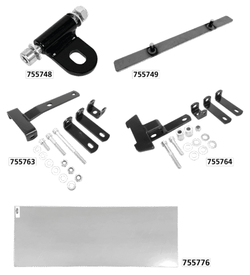 KIT DI MONTAGGIO SELLA SINGOLA WESTLAND CUSTOMS | 1 KIT DI MONTAGGIO SELLA SINGOLA WESTLAND CUSTOMS