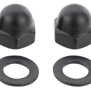 KIT DADI NERI IN ACCIAIO INOX PER SPECCHIETTI