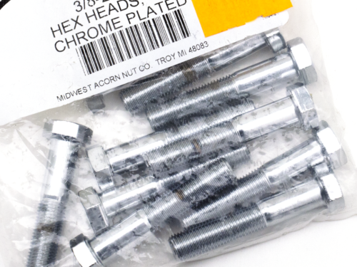 ASSORTIMENTO BULLONI A TESTA ESAGONALE CROMATI