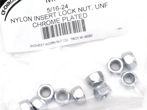 ASSORTIMENTO DADI AUTOBLOCCANTI CROMATI