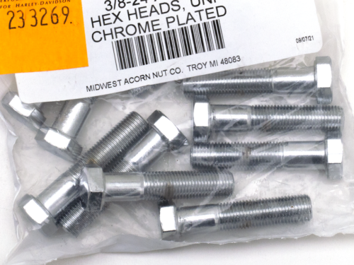 ASSORTIMENTO BULLONI A TESTA ESAGONALE CROMATI