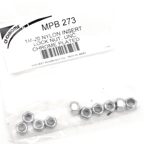 ASSORTIMENTO DADI AUTOBLOCCANTI CROMATI