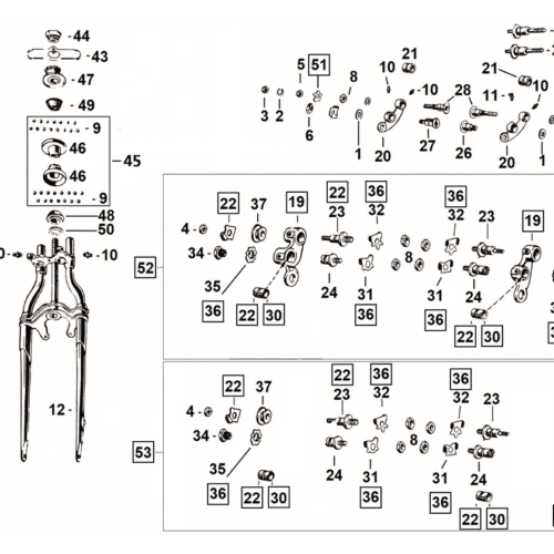 PARTI PER VECCHIE FORCELLE SPRINGER