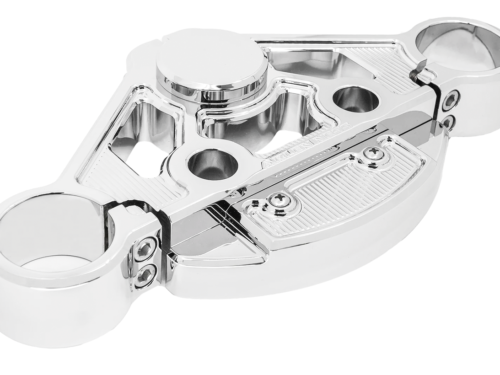 PIASTRA SUPERIORE E KIT PIASTRE FORCELLA NESS METHOD PER ROAD GLIDE