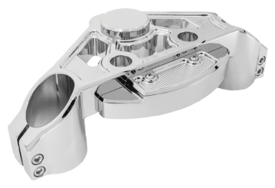 PIASTRA SUPERIORE E KIT PIASTRE FORCELLA NESS METHOD PER ROAD GLIDE