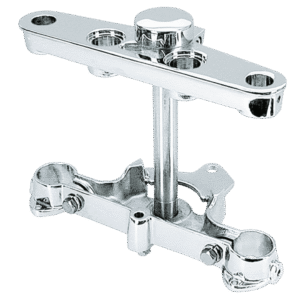 KIT PIASTRE FORCELLA CROMATE PER SOFTAIL HERITAGE & FAT BOY